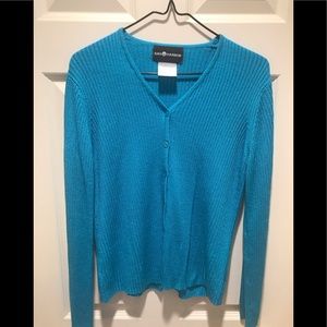 Sag Harbor Blue Cardigan
